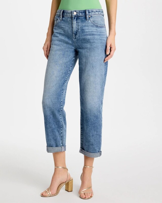 Cropped Boyfriend Jeans - image 2
